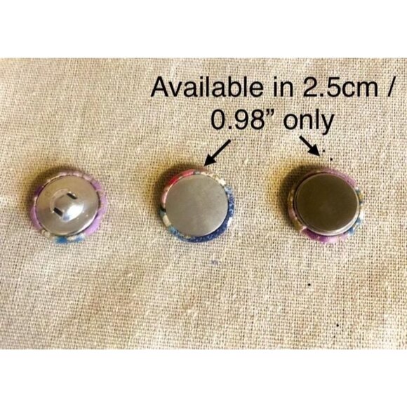 Cute Panda Buttons: 30mm/1.18” and 25mm/0.98” available for sewing and crafts - Picture 2 of 3